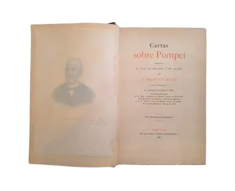 Pi y Moist, Emilio.- CARTAS SOBRE POMPEI