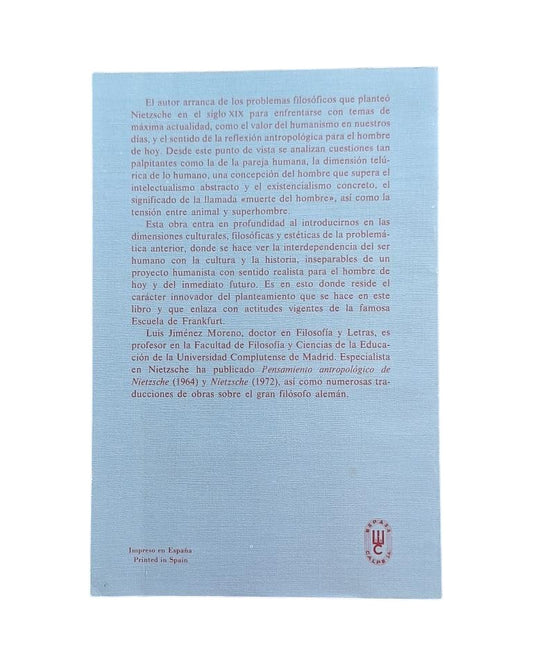 Jiménez Moreno, Luis.- HOMBRE, HISTORIA Y CULTURA