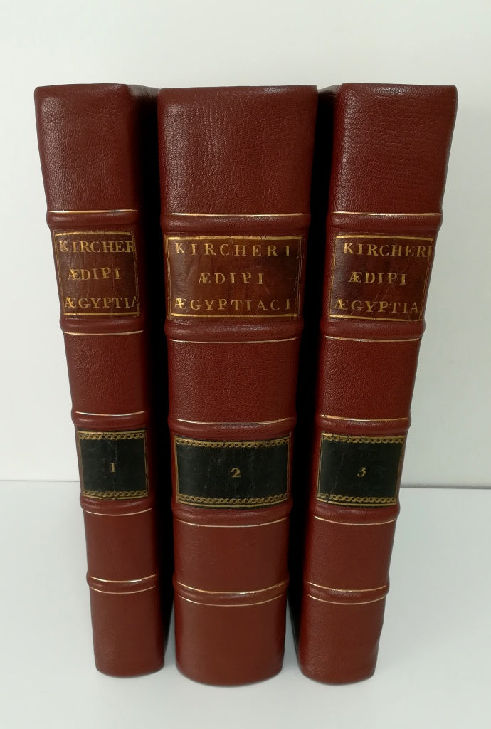 RESTAURACIÓN DE OEDIPUS AEGYPTIACUS.- Athanasius Kircher, Roma, 1652.
