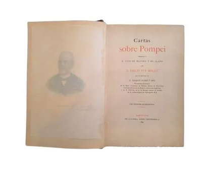 Pi y Moist, Emilio.- CARTAS SOBRE POMPEI