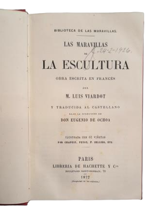 L. Viardot.-LAS MARAVILLAS DE LA ESCULTURA