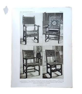 ARTE Y DECORACIÓN EN ESPAÑA. ARQUITECTURA-ARTE DECORATIVO. TOMO VI. 84 LÁMINAS