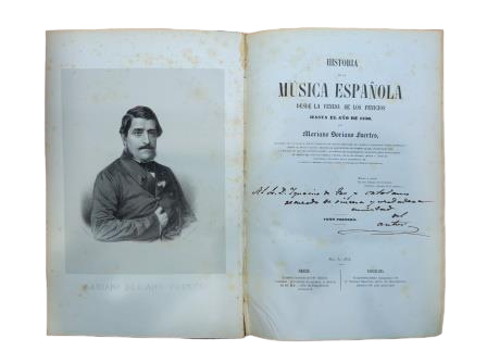 Soriano Fuertes, Mariano.- HISTORIA DE LA MÚSICA ESPAÑOLA