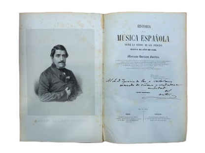 Soriano Fuertes, Mariano.- HISTORIA DE LA MÚSICA ESPAÑOLA