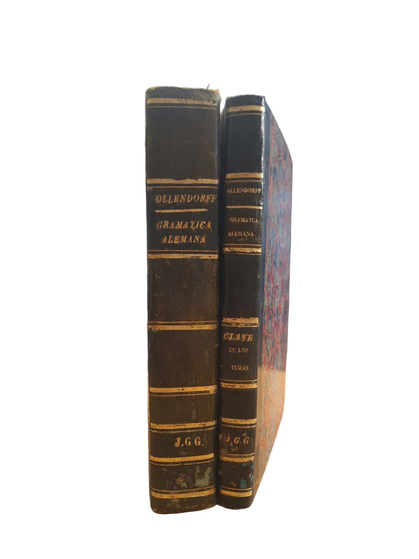 Benot, E.- NUEVO MÉTODO DEL DR. OLLENDORF ADAPTADO AL ALEMÁN. GRAMÁTICA + CLAVE DE LOS TEMAS