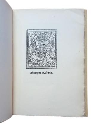 Martínez de Ampíes.- TRIUMPHO DE MARÍA