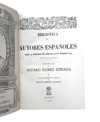 Florez Estrada, Álvaro.- OBRAS (I - II)