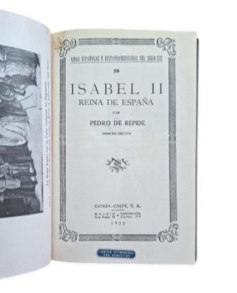 Répide, Pedro de.- ISABEL II REINA DE ESPAÑA