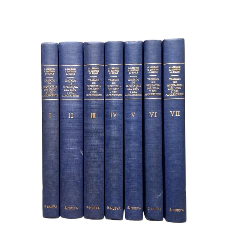 Lebovici, S. & Diatkine, R. & Soulé, M.- TRATADO DE PSIQUIATRÍA DEL NIÑO Y DEL ADOLESCENTE (7 VOLS.)