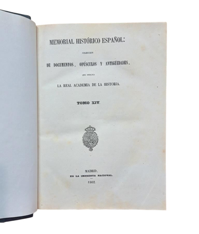 MEMORIAL HISTÓRICO ESPAÑOL. TOMO XIV. CARTAS DE ALGUNOS PP. DE LA COMPAÑÍA DE JESÚS (TOMO II)