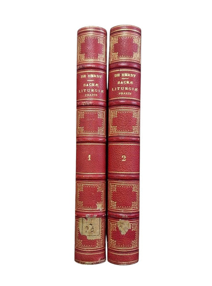 Herdt, P.J.B. de.- SACRAE LITURGIAE PRAXIS, JUXTA RITUM ROMANUM (I - II)