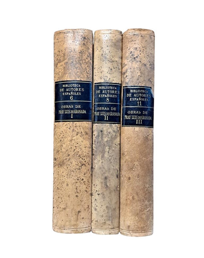 Granada, Fray Luis de.- OBRAS (I - II - III). BIBLIOTECA DE AUTORES ESPAÑOLES