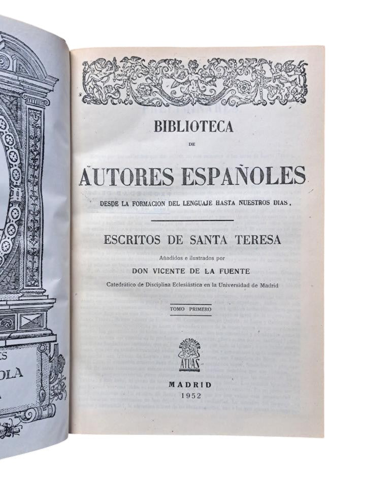 Santa Teresa.- ESCRITOS (I - II) BIBLIOTECA DE AUTORES ESPAÑOLES