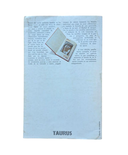 Caro Baroja, Julio.- LOS BAROJA (MEMORIAS FAMILIARES)