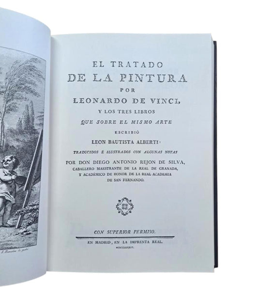 Vinci, Leonardo de.- EL TRATADO DE LA PINTURA & Alberti, Leon Bautista.- LOS TRES LIBROS DE LA PINTURA