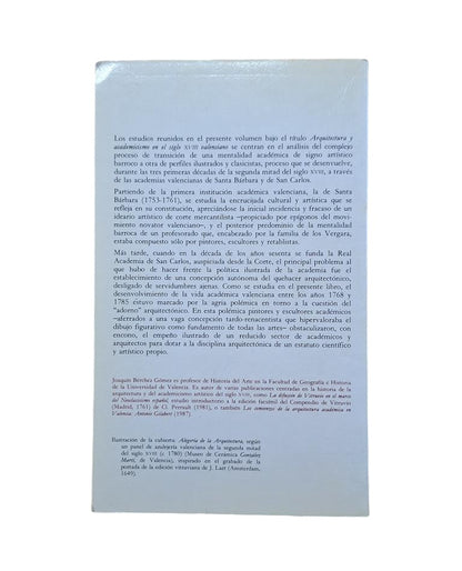 Bérchez, Joaquín.- ARQUITECTURA Y ACADEMICISMO