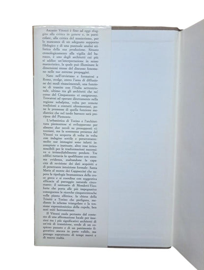 Carboneri, Nino.- ASCANIO VITOZZI. UN ARCHITETTO TRA MANIERISMO E BAROCCO
