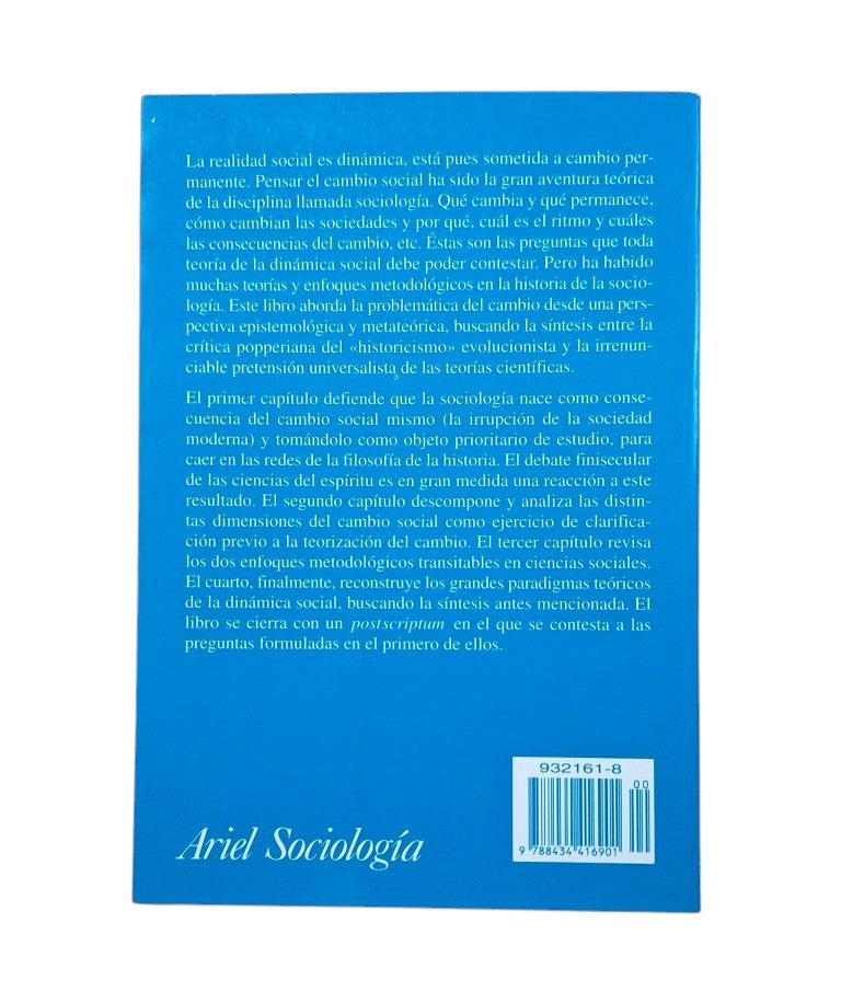 Francisco, Andrés de.- SOCIOLOGÍA Y CAMBIO SOCIAL