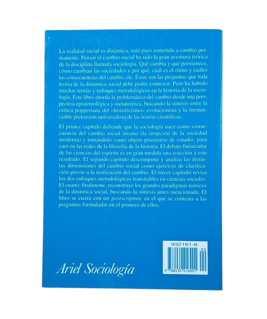 Francisco, Andrés de.- SOCIOLOGÍA Y CAMBIO SOCIAL