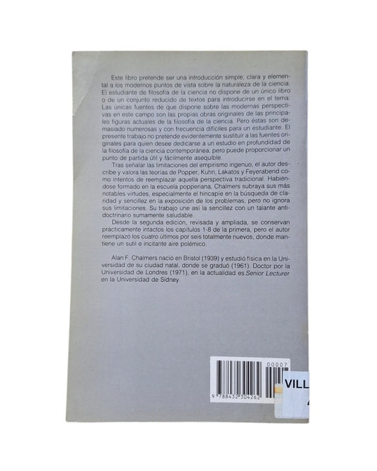 Chalmers, Alan F.- ¿QUÉ ES ESA COSA LLAMADA CIENCIA?