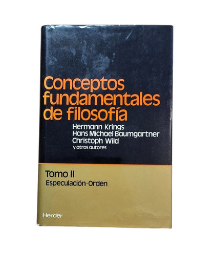 VV.AA.- CONCEPTOS FUNDAMENTALES DE FILOSOFÍA (I - II)