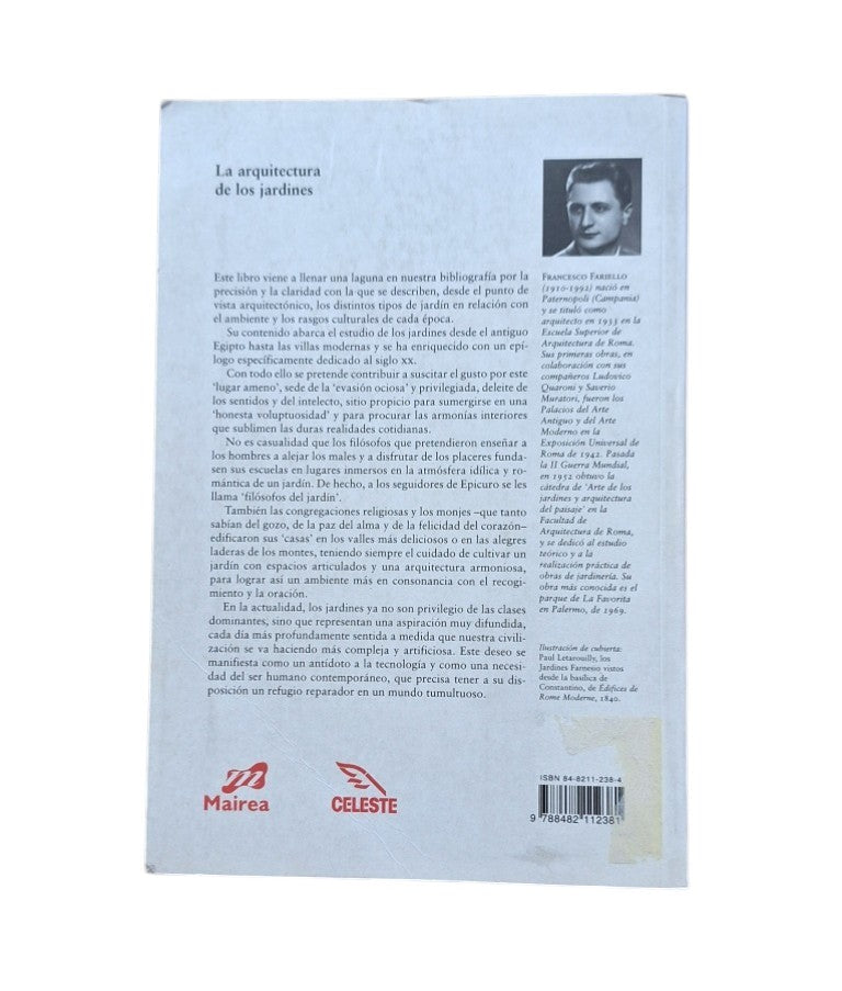 Fariello, Francesco.- LA ARQUITECTURA DE LOS JARDINES