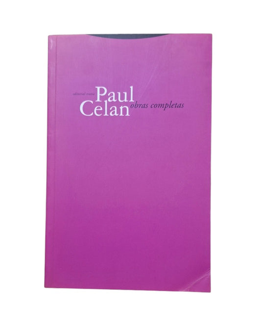 Celan, Paul.- OBRAS COMPLETAS