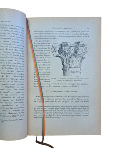 Enlart, Camille.- MANUEL D'ARCHÉOLOGIE FRANÇAISE. ARCHITECTURE.