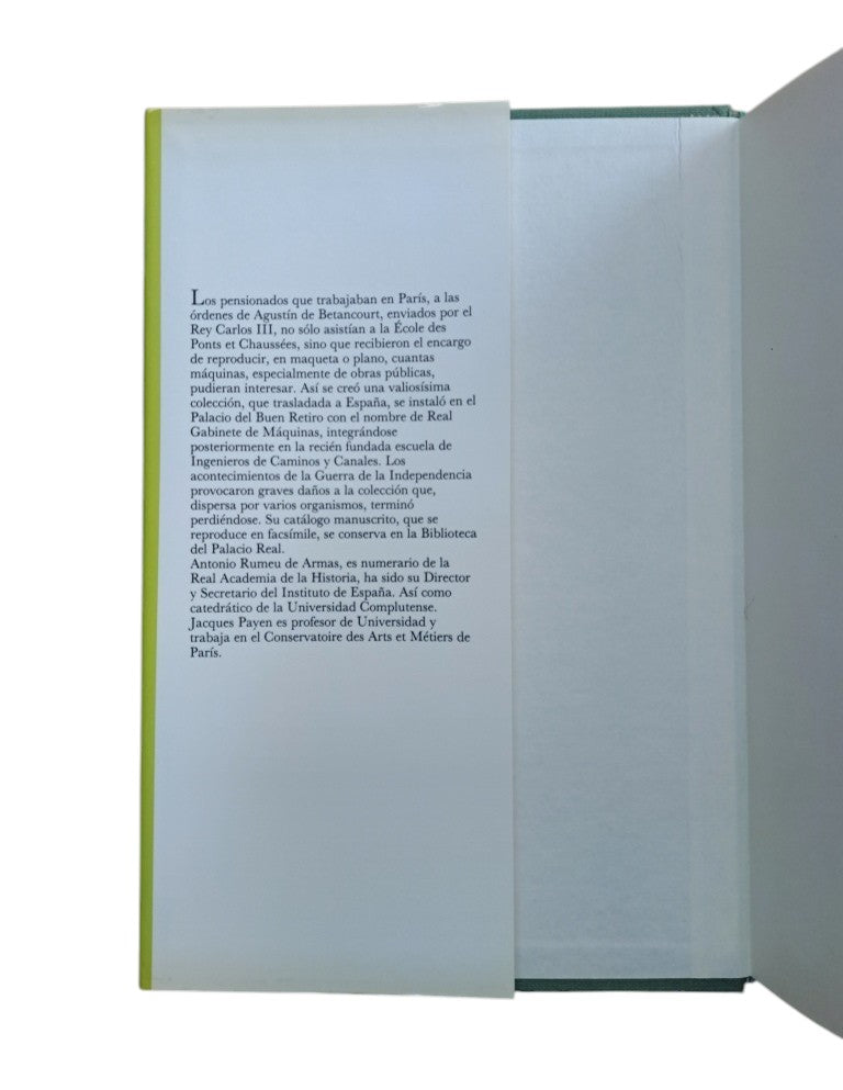 Rumeu de Armas, Antonio.- EL REAL GABINETE DE MÁQUINAS DEL BUEN RETIRO