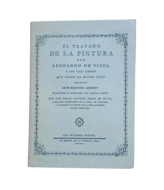 Vinci, Leonardo de.- EL TRATADO DE LA PINTURA & Alberti, Leon Bautista.- LOS TRES LIBROS DE LA PINTURA