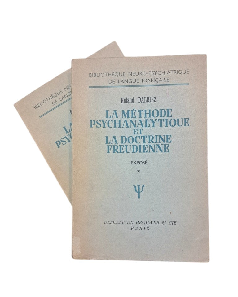Dalbiez, Roland.- LA MÉTHODE PSYCHANALYTIQUE ET LA DOCTRINE FREUDIENNE (I - II)