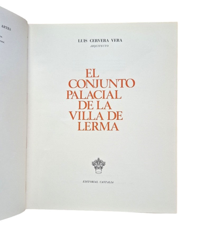 Cervera Vera, Luis.- EL CONJUNTO PALACIAL DE LA VILLA DE LERMA