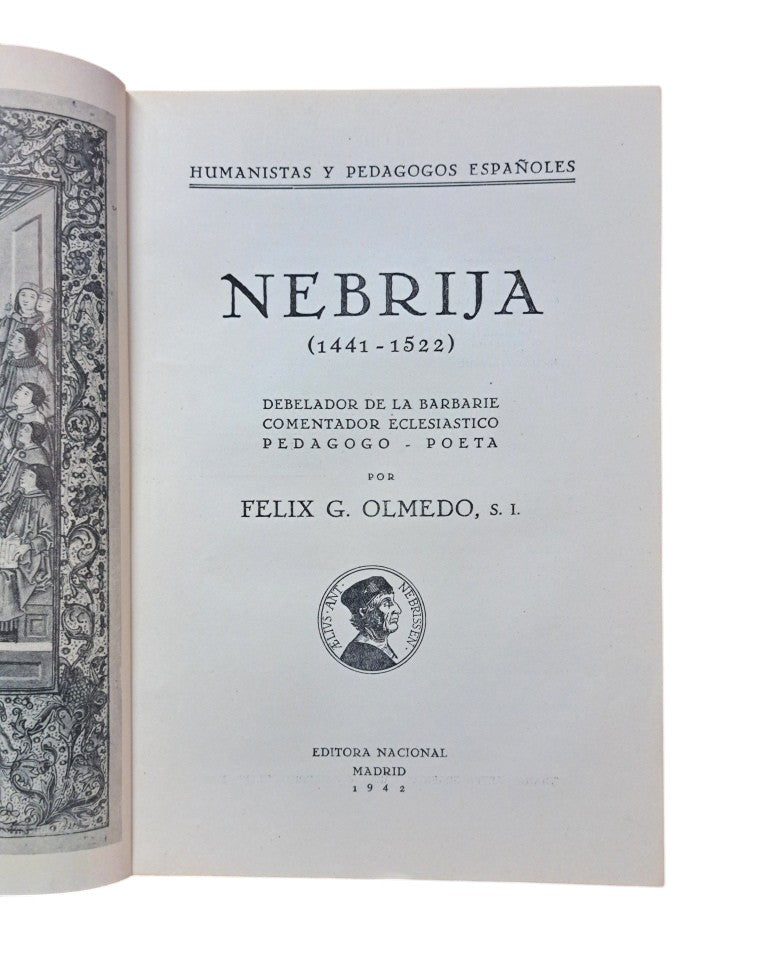 Olmedo, Félix G.- NEBRIJA (1441-1522)