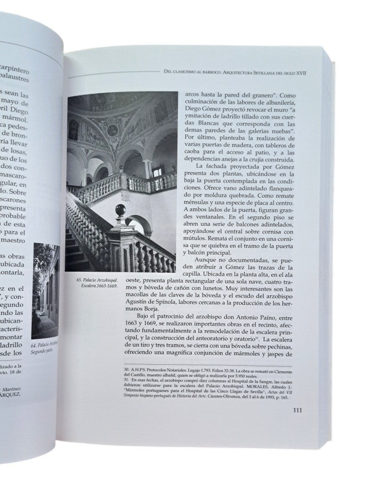 Arenillas, Juan Antonio.- DEL CLASICISMO AL BARROCO. ARQUITECTURA SEVILLANA DEL SIGLO XVII