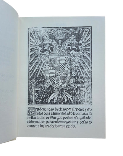 ORDENANZAS DEL CONSULADO DE BURGOS (FACSÍMIL)