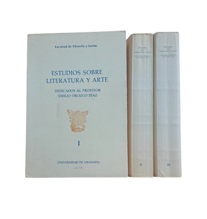 VV.AA.- ESTUDIOS SOBRE LITERATURA Y ARTE. DEDICADOS AL PROFESOR EMILIO OROZCO DÍAZ