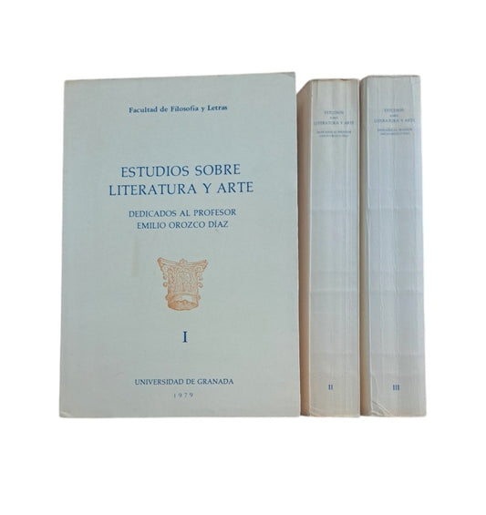 VV.AA.- ESTUDIOS SOBRE LITERATURA Y ARTE. DEDICADOS AL PROFESOR EMILIO OROZCO DÍAZ