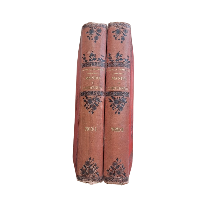 Muñiz y Terrones, José.- CONCEPTO DEL MANDO Y DEBER DE LA OBEDIENCIA (CARTAS A ALFONSO XIII) I-II