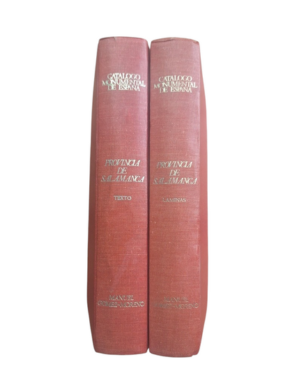 Gómez Moreno, Manuel.- PROVINCIA DE SALAMANCA (I-II)