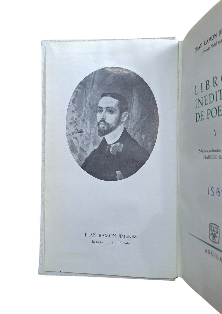 Jiménez, Juan Ramón.- LIBROS INÉDITOS DE POESÍA 1