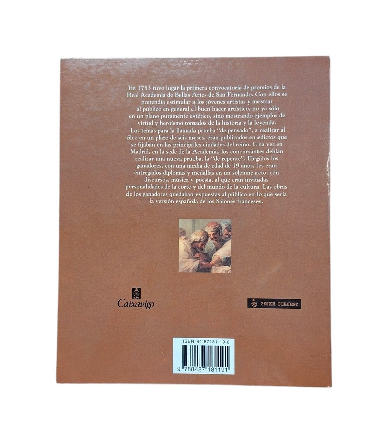 VV.AA.- HISTORIA Y ALEGORÍA: LOS CONCURSOS DE PINTURA DE LA REAL ACADEMIA DE BELLAS ARTES DE SAN FERNANDO (1753-1808)
