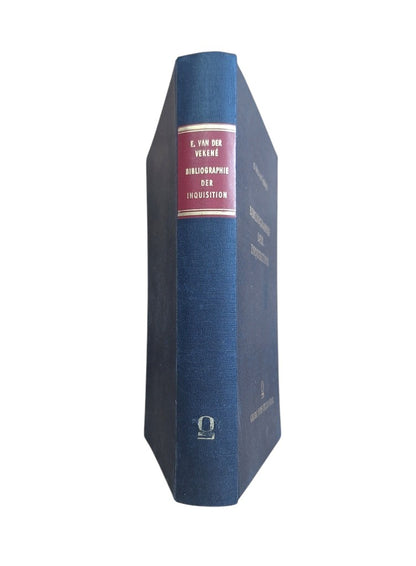 Vekené, E. Van der.- BIBLIOGRAPHIE DER INQUISITION. EIN VERSUCH