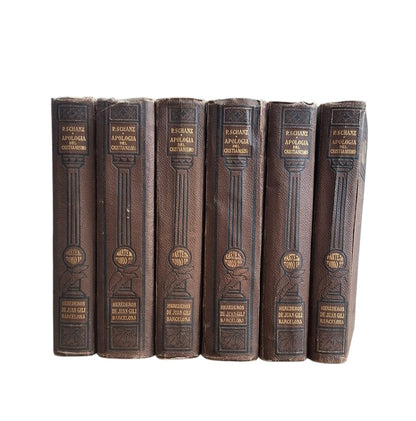 Schanz, Pablo.- APOLOGÍA DEL CRISTIANISMO (6 Vols.)