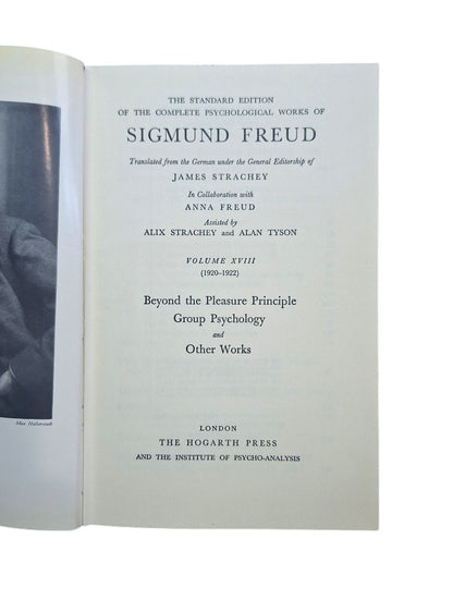 Freud, Sigmund.- THE STANDARD EDITION OF THE COMPLETE PSYCHOLOGICAL WORKS (24 VOLS.)