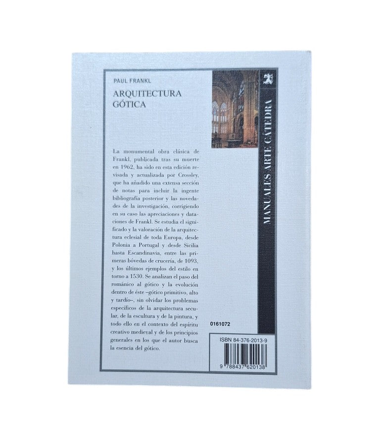 Frankl, Paul.- ARQUITECTURA GÓTICA