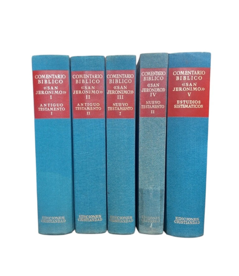 VV.AA.- COMENTARIO BÍBLICO SAN JERÓNIMO (5 VOLS.)