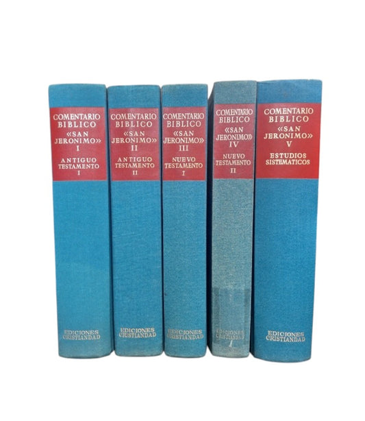 VV.AA.- COMENTARIO BÍBLICO SAN JERÓNIMO (5 VOLS.)