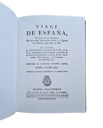 Ponz, Antonio.- VALLADOLID EN EL VIAGE DE ESPAÑA (1783) FACSÍMIL