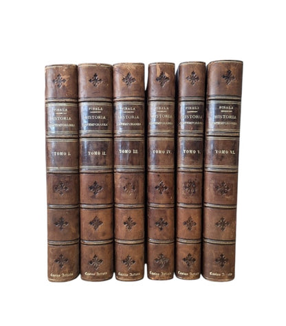Pirala, Antonio.- HISTORIA CONTEMPORÁNEA. SEGUNDA PARTE DE LA GUERRA CIVIL. ANALES DESDE 1843. HASTA EL FALLECIMIENTO DE ALFONSO XII(6 VOLS.)
