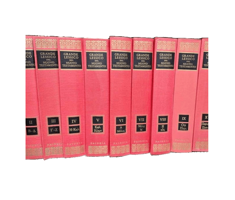Kittel, Gerhard & Friedrich, Gerhard.- GRANDE LESSICO DEL NUOVO TESTAMENTO (12 VOL.)